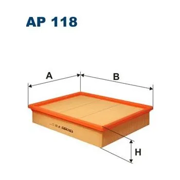 Autodíl Vzduchový filtr FILTRON AP 118