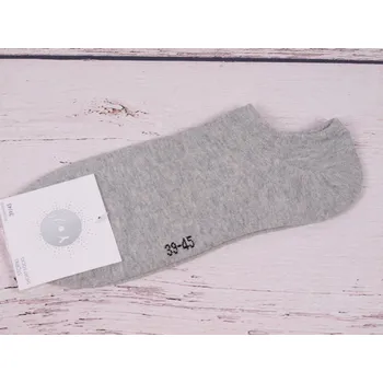 Pánské ponožky Ponožky YO SKS0010U nízké šedé velikosti ponožek: 26-30 ( EUR vel. 39-45)