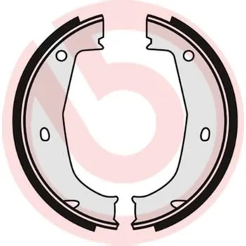 Brzdová čelist Sada brzdových čelistí, parkovací brzda BREMBO S 06 508