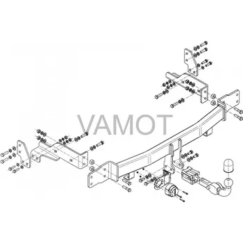 Tažné zařízení Tažné zařízení Kia Sorento (2006 - 2009) (5456)