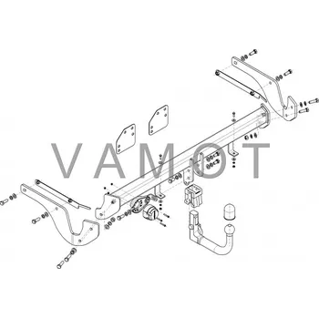 Tažné zařízení Tažné zařízení Renault Megane IV Grand Coupe (4D) (2016 a novější (IV)) (7958)