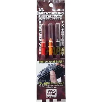 Gunze Sangyo PP201 Mr.Weathering Liner Rust Colour Set