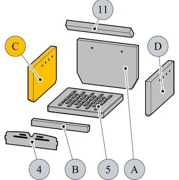 Krbová kamna HAAS+SOHN Cihla 30x195x345 mm; ND 0332315005504