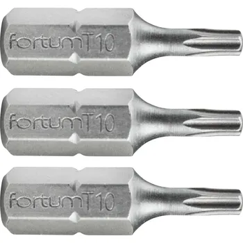 Bit Bit torx 3ks, T 10x25mm, S2, FORTUM