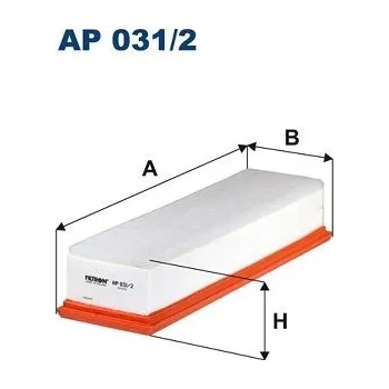 Vzduchový filtr Vzduchový filtr FILTRON AP 031/2
