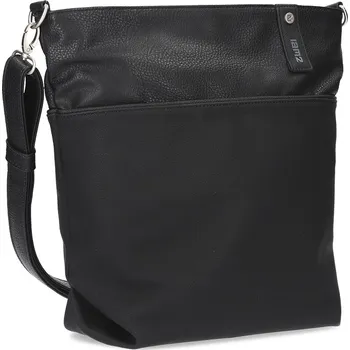 Kabelka Kabelka crossbody se dvěma popruhy Zwei J12 NBLA
