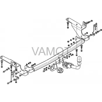 Tažné zařízení Tažné zařízení Toyota RAV - 4 III (bez rezervy na dveřích) (2006 - 2013 (III)) (5482)