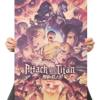 MUHUI Plakát - Anime Attack on Titan (35 * 50)