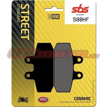 Brzdová destička Přední brzdové destičky SBS 588HF - Aprilia Sportcity, 125ccm - 05>