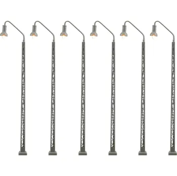 Modelová železnice Viessmann Modelltechnik N pracovní železniční provozní svítilna jednoduché hotový model 65856 6 ks