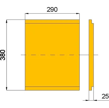 Krbová kamna HAAS+SOHN Clona volná dolní; ND 0050500030005; vermiculit