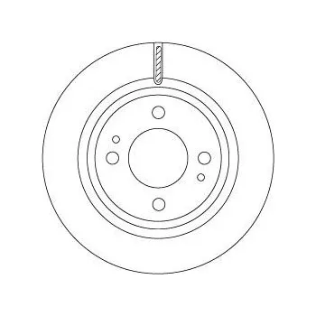 Brzdový kotouč Brzdový kotouč TRW DF6908