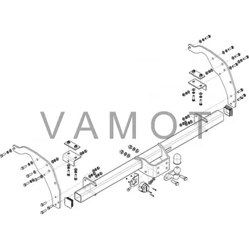 Tažné zařízení Tažné zařízení Ford Ranger Pick-up (XL, XLT) (2012 a novější) (8306)