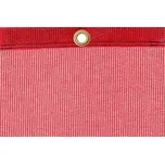 Tenisová clona PE 200 g/m 12,0 x 2,0 m vč. karabin, červená