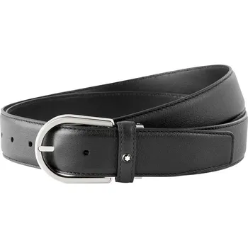 Opasek Opasek Horseshoe buckle gray 35 mm