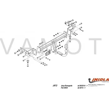 Tažné zařízení Tažné zařízení Jeep Compass (2017 a novější) (8550)
