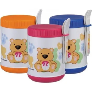 dětská miska Farlin Termonádoba 500 ml Růžová