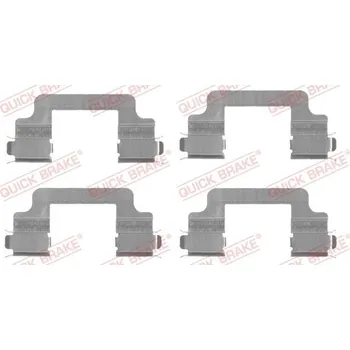 Brzdový systém Sada příslušenství, obložení kotoučové brzdy Quick Brake 109-1727