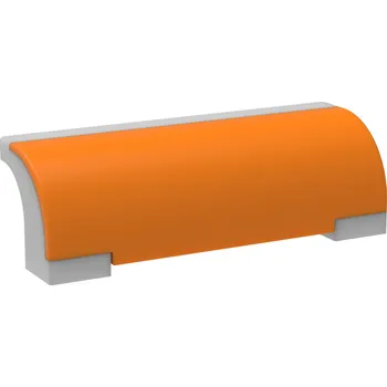 Stavební profil Alusic Madlo z polyamidu 113x35, oranžové