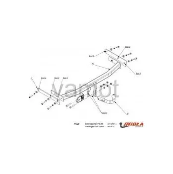 Tažné zařízení Tažné zařízení Audi A3 (2008 - 2012 (8P1)) (9025)