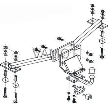 Tažné zařízení Tažné zařízení Opel Astra I (F) 5D (1991 - 2002 (F)) (388)