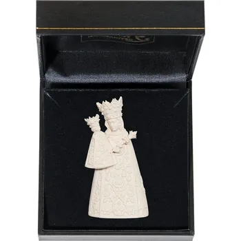 Vánoční dekorace Ornatis Panna Marie z Altöttingu Provedení: Přírodní bez malování, Výška sochy včetně podstavce: 6,5 cm