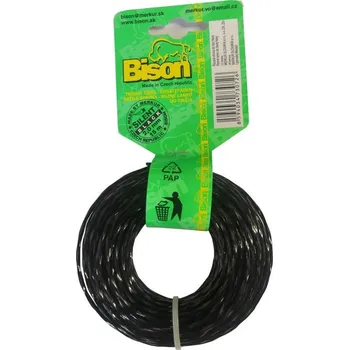 Struna do sekačky Struna BISON d 2,7/100 m silent black čtverec