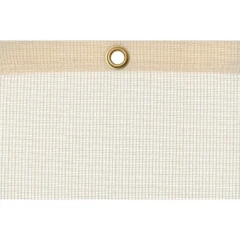 Krycí plachta Tenisová clona PE 200 g/m 12,0 x 2,0 m vč. karabin, krémová