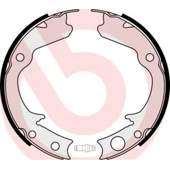 Autodíl Sada brzdových čelistí, parkovací brzda BREMBO S 78 508