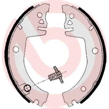 Brzdová čelist Sada brzdových čelistí BREMBO S 85 512