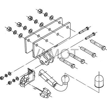 Tažné zařízení Tažné zařízení Jeep Grand Cherokee (WH) (2005 - 2011) (4871)