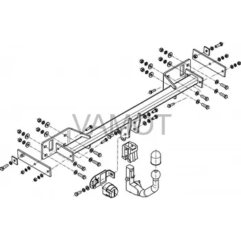Tažné zařízení Tažné zařízení Mercedes W 246 B-série (2011 a novější (W246)) (4595)