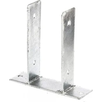 Příslušenství pro plot Ukotvení trámků U 91x200 mm, žárově zinkováno, 1 kus