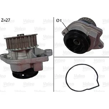 Chladič motoru Vodní čerpadlo, chlazení motoru VALEO 506577