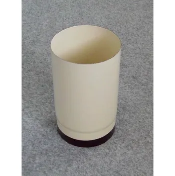 Kouřovod MULDENTHALER roura ø 150 mm / 250 mm - slonová kost - smalt , síla plechu 0,6 mm