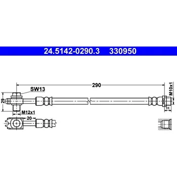 Brzdová hadice Brzdová hadice ATE 24.5142-0290.3