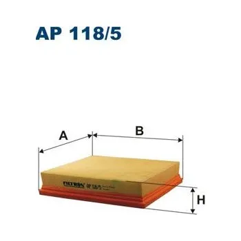 Vzduchový filtr Vzduchový filtr FILTRON AP 118/5