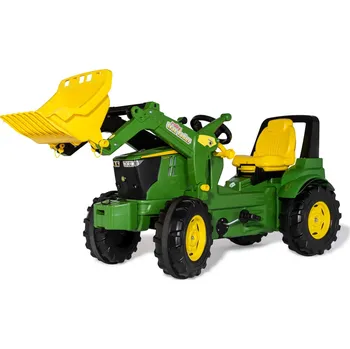 Dětské šlapadlo Rolly Toys Šlapací traktor John Deere 7310R s čelním nakladačem