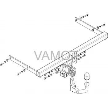 Tažné zařízení Tažné zařízení Škoda Superb II kombi (2008 - 2015) (4530)