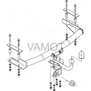 Tažné zařízení Tažné zařízení Ford Escort Bolero 2 (4D) (1999 a novější) (5060)