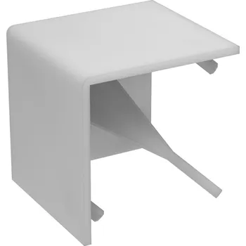 Stavební profil Alusic Hranatá krytka pro spojku 084.310.013, šedá