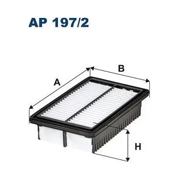 Vzduchový filtr Vzduchový filtr FILTRON AP 197/2