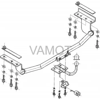Tažné zařízení Tažné zařízení Toyota Corolla Kombi (E12) (2002 - 2007 (E12)) (5408)