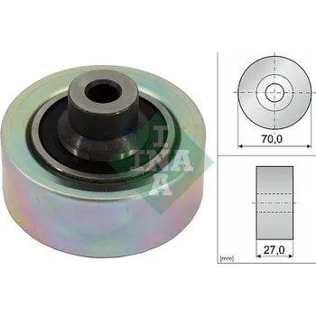 Auto-moto Vratná/vodicí kladka, klínový žebrový řemen Schaeffler INA 532 0474 10