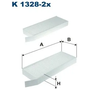 Autodíl Filtr, vzduch v interiéru FILTRON K 1328-2x