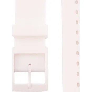 Řemínek na hodinky Silikonový řemínek Ricardo (pro Swatch), bílý - 19 mm