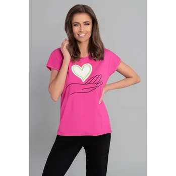 Dámské noční prádlo Italian Fashion Chiara dámské pyžamo s kapri kalhotami