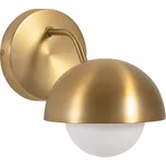 Zlatá kovová nástěnná lampa Kave Home Lonela