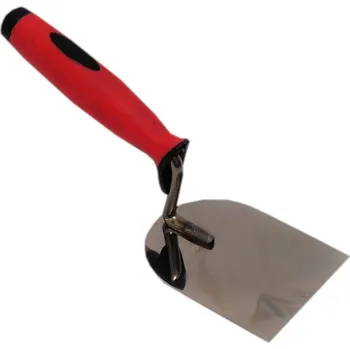 Zdenické nářadí TOPTRADE lžíce nerezová, štukatérská, lopatička, 100 x 50 mm 106065