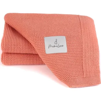 Dětská deka Mimilove Bambusová dečka Lososová